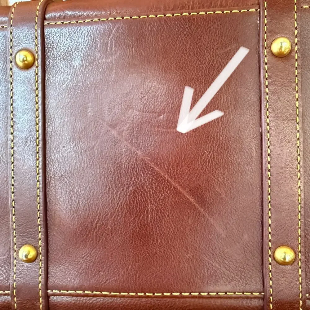 Dooney & Bourke Florentine Bristol Satchel – Chestnut Vacchetta Leather